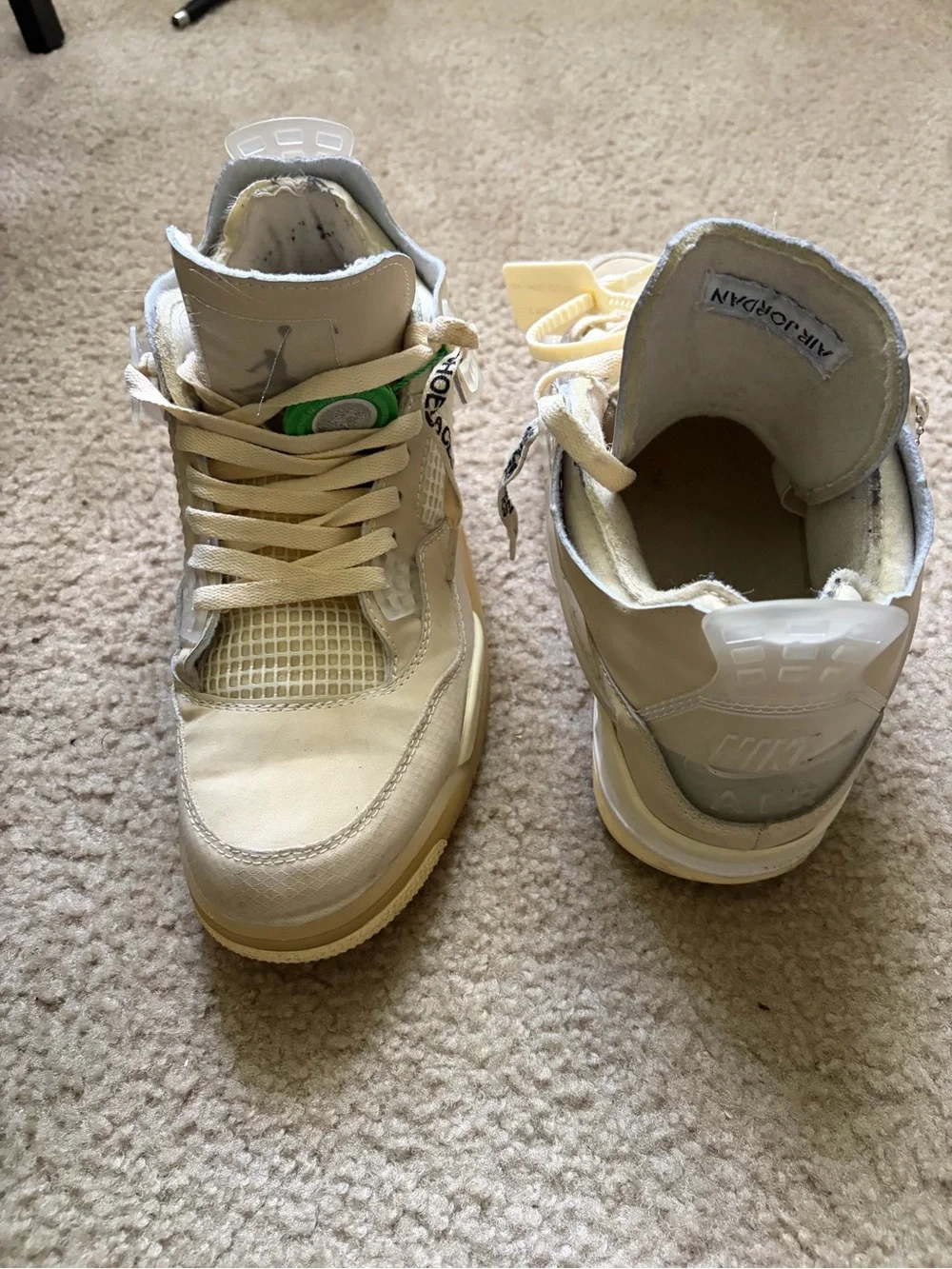 Jordan Kids Sneakers in Sail/Off-White
